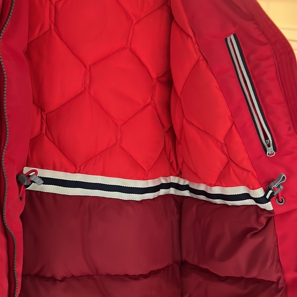 Lands End Expedition Parka Red Winter Coat - Picture 11 of 13